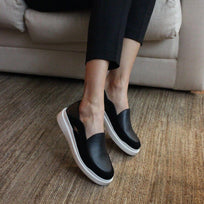 SIMONE 35 - Negro Regina Romero Zapato Tenis Urbano Sport Para Dama en Piel
