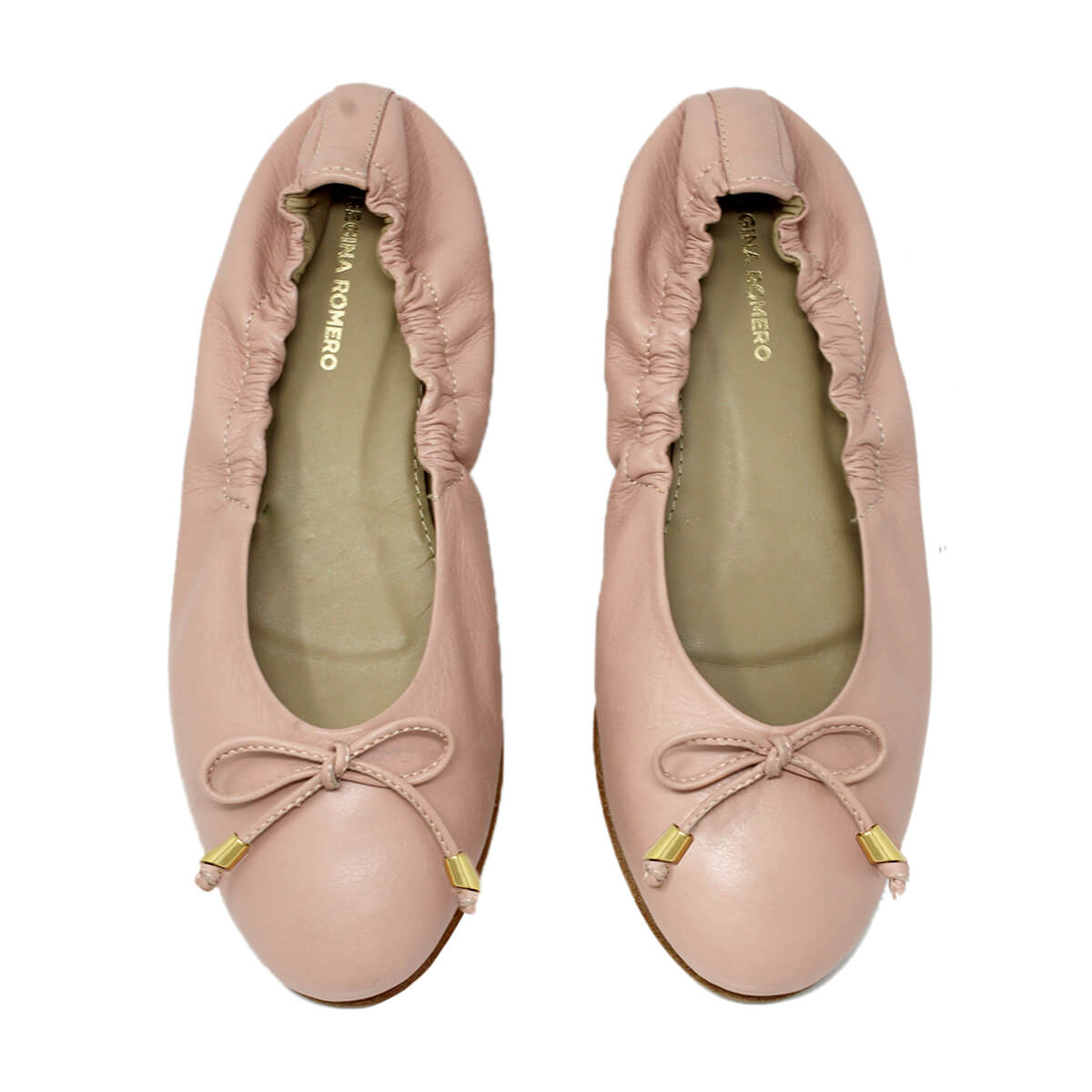 SORELLA - Rosa Antiguo Regina Romero Zapato Flat Balerina de Piso Paea Dama en Pie