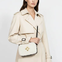 COLETTE - Black and White Regina Romero Accessory Bag for Women in Leather