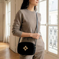 COLETTE - Negro Print Regina Romero Accesorio Bolso Para Dama en Piel