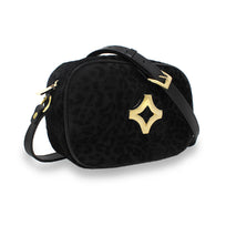 COLETTE - Negro Print Regina Romero Accesorio Bolso Para Dama en Piel