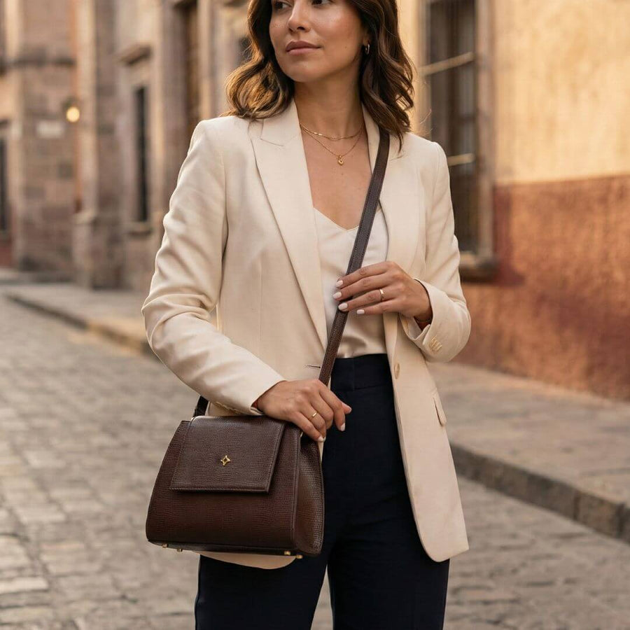 AIMEE - Cafe Regina Romero Women's Leather Bag Accessory