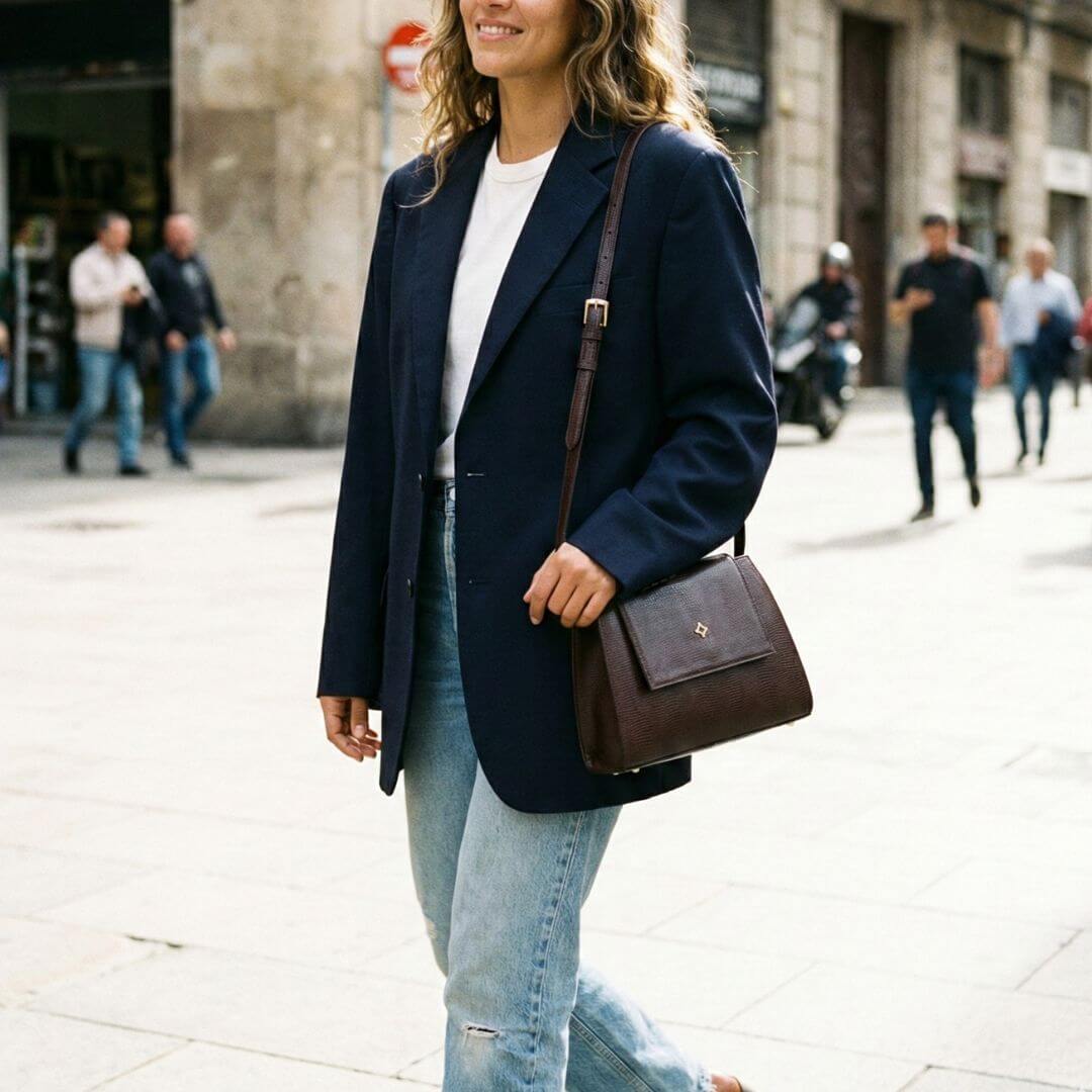 AIMEE - Cafe Regina Romero Women's Leather Bag Accessory