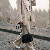 AIMEE - Black Regina Romero Accessory Bag for Women in Leather