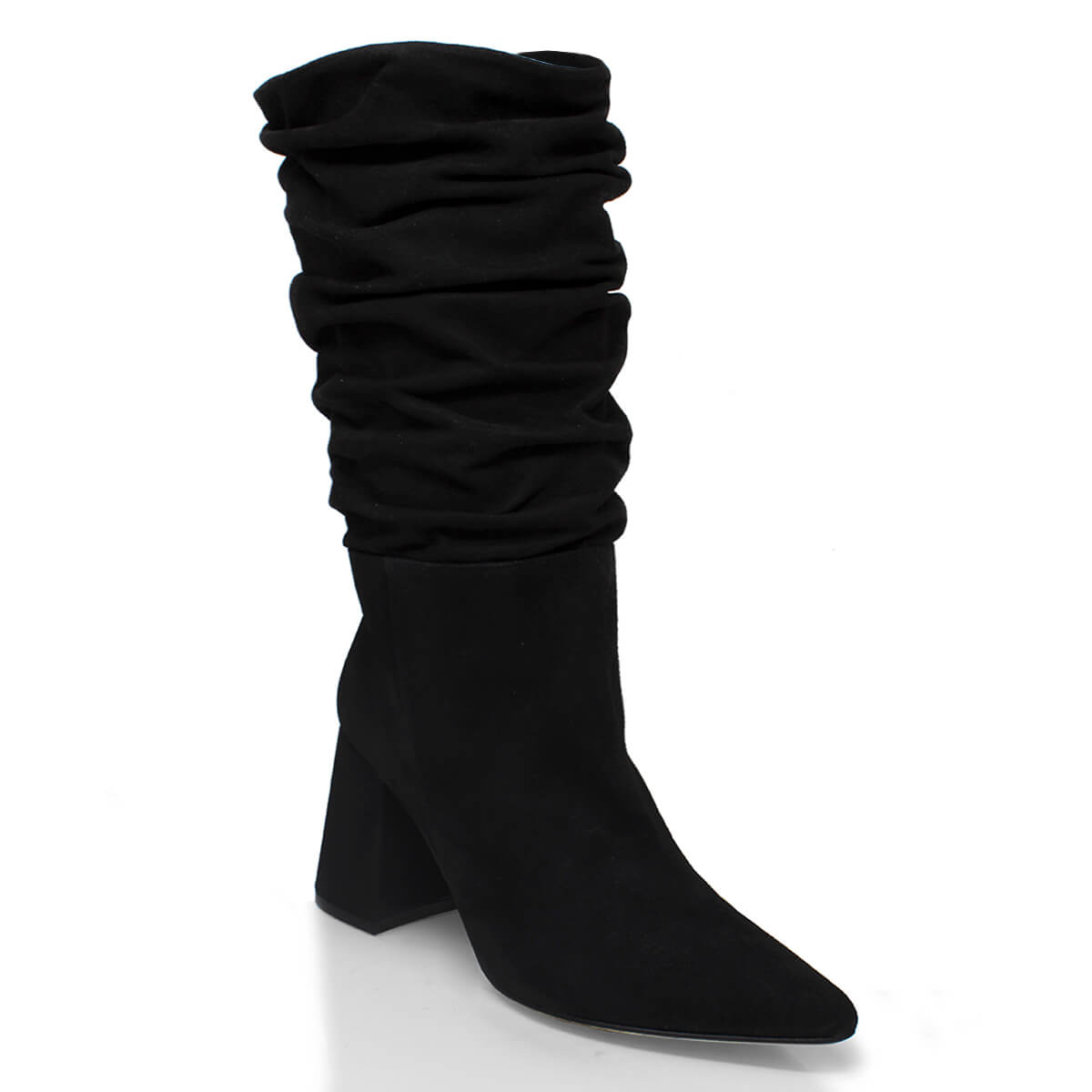 CASANDRA 75 - Negro Regina Romero Zapato Bota Botin Tacon Alto Para Dama en Piel