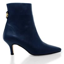 MELANIA 60 - Marino Regina Romero Zapato Bota Botin Tacon Bajo Para Dama en Piel