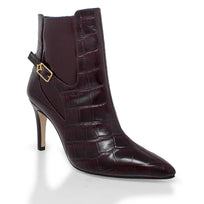 TIZIANA 85 - Vino Regina Romero Zapato Bota Botin Tacon Alto Para Dama en Piel