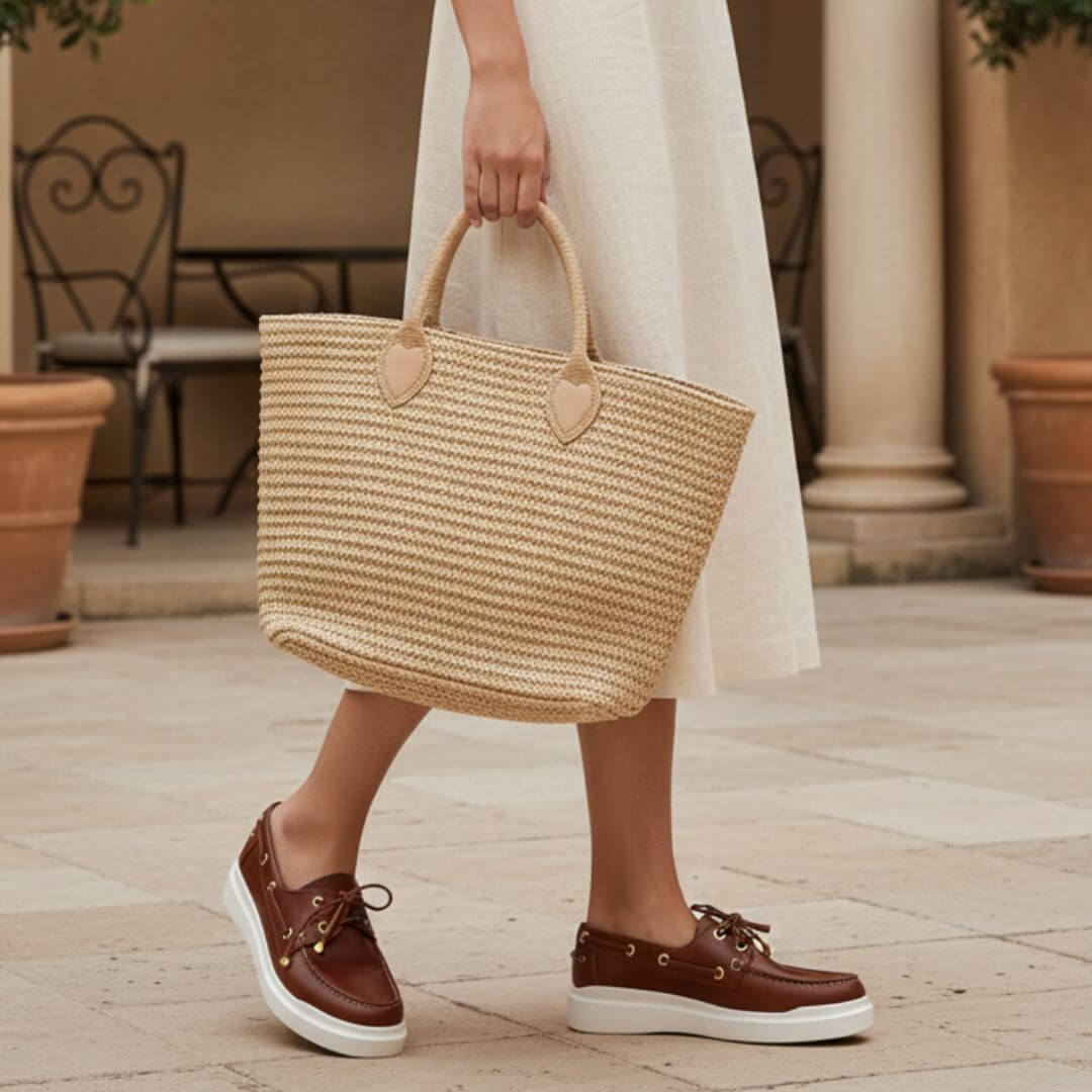 COLUMBIA - Tan Regina Romero Zapato Tenis Urbano Sport Para Dama en Piel