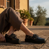 COLUMBIA - Negro Regina Romero Zapato Tenis Urbano Sport Para Dama en Piel