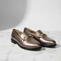 JUDY - Seda Regina Romero Zapato Mocasin de Piso Para Dama en Piel