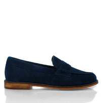 ALBERTA - Black Regina Romero Leather Flat Moccasin for Lady