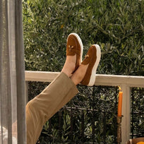 PORTOFINO - Oro Viejo Regina Romero Zapato Tenis Urbano Sport Para Dama en Piel