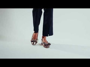 LULU - Seda Regina Romero Zapato Flat Balerina de Piso Para Dama en Piel