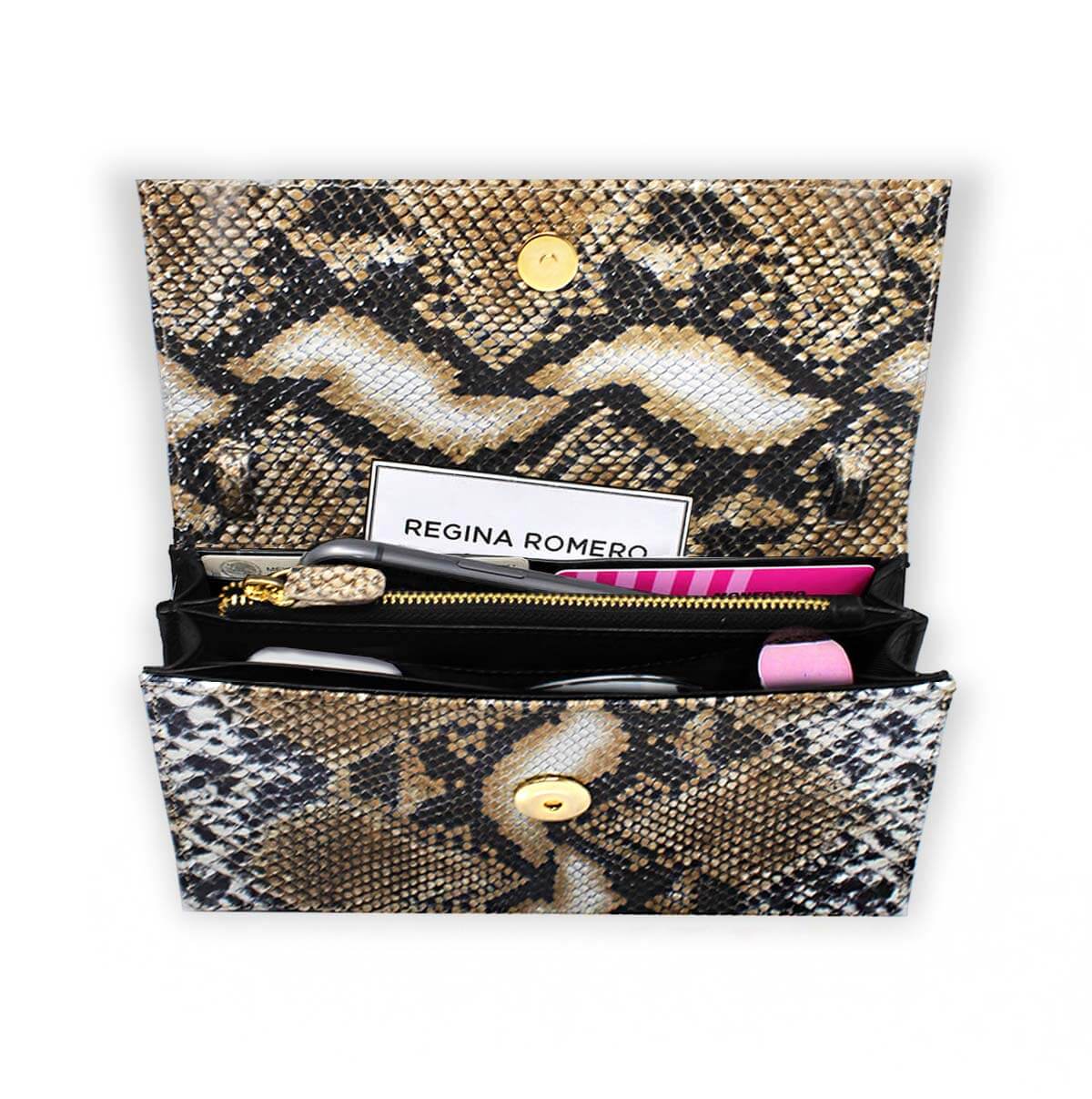 ARTEMISA - Blanco Regina Romero Accesorio Cartera Para Dama en Piel