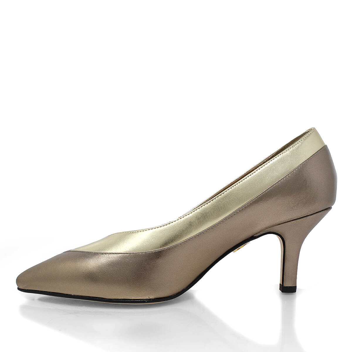 FIUME 60 - Multimetal Regina Romero Zapato Sandalia Zapatilla Tacon Bajo Para Dama en Piel
