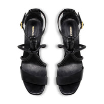 CALIPSO 95 - Negro Regina Romero Zapato Sandalia Plataforma Tacon Alto Para Dama en Piel