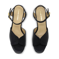 ELARA 95 - Negro Regina Romero Zapato Zapatilla Tacon Alto Para Dama en Piel