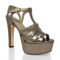 ROMI 135 - Seda Regina Romero Zapato Sandalia Plataforma Tacon Alto Para Dama en Piel