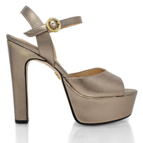 SABRINA 135 - Seda Regina Romero Zapato Sandalia Plataforma Tacon Alto Para Dama en Piel