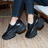 ALICE 75 - Mix Negro Regina Romero Zapato Tenis Urbano Sport Para Dama en Piel