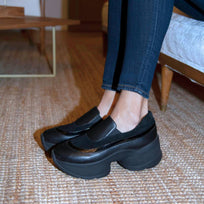ALICE 75 - Mix Negro Regina Romero Zapato Tenis Urbano Sport Para Dama en Piel