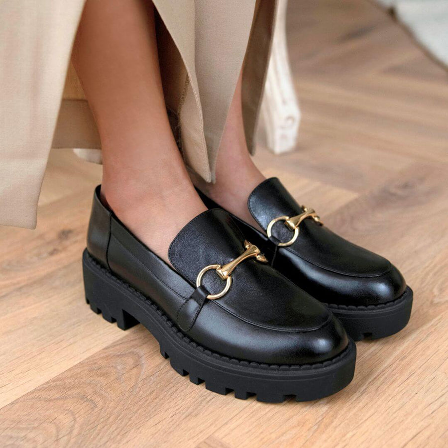 JUDY SPORT - Negro Regina Romero Zapato Tenis Urbano Sport Para Dama en Piel