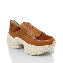 KENDALL 75 - Tan Regina Romero Zapato Tenis Urbano Sport Para Dama en Piel