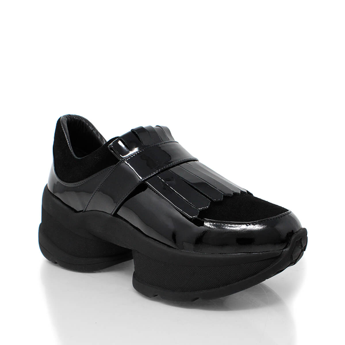 KENDALL 75 - Negro Regina Romero Zapato Tenis Urbano Sport Para Dama en Piel