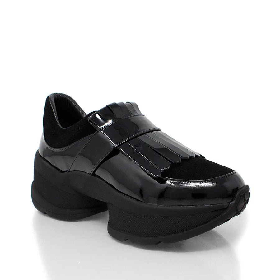 KENDALL 75 - Negro Regina Romero Zapato Tenis Urbano Sport Para Dama en Piel