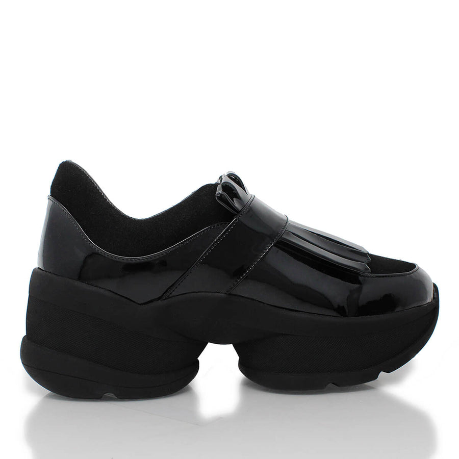 KENDALL 75 - Negro Regina Romero Zapato Tenis Urbano Sport Para Dama en Piel