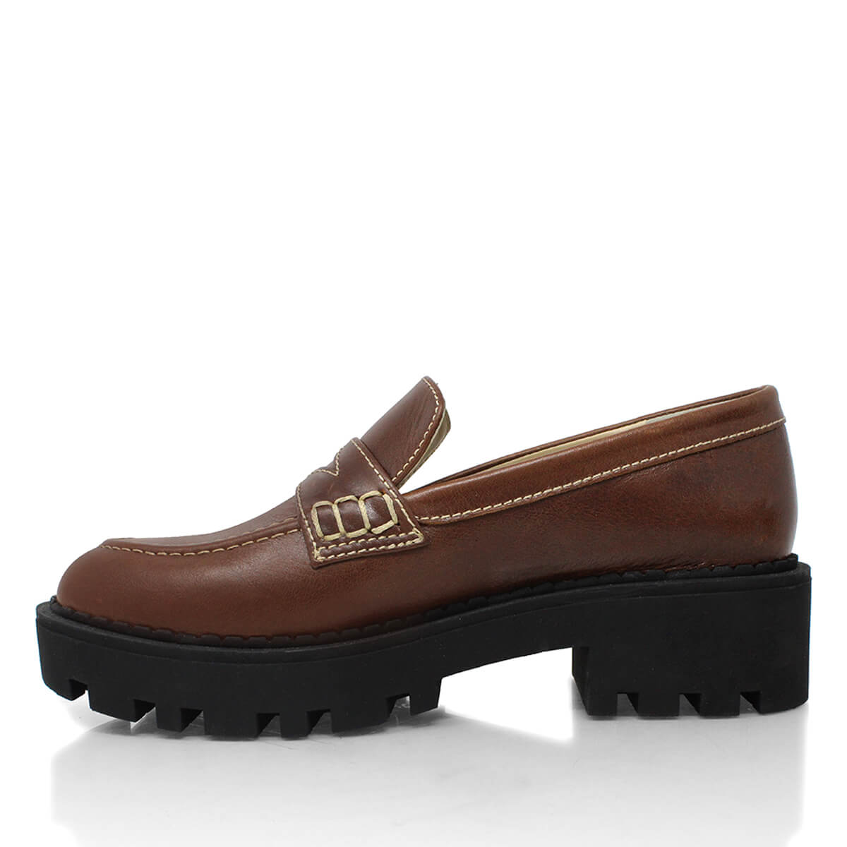 QUINN - Tan Regina Romero Urban Sport Tennis Shoe for Women in Leather