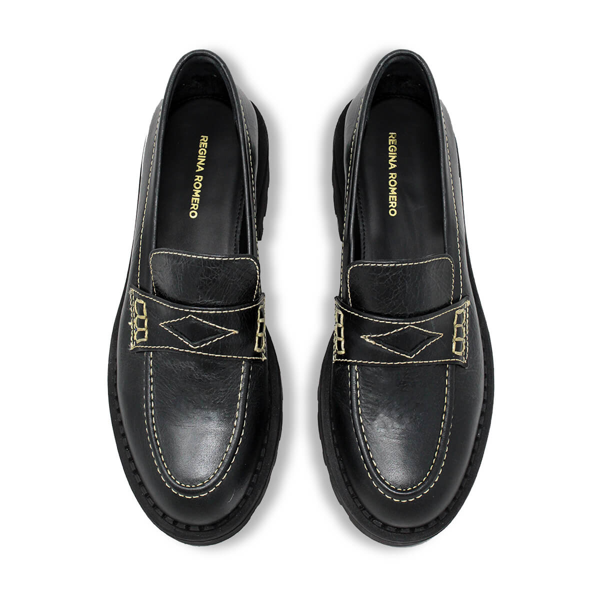 QUINN - Black Regina Romero Urban Sport Tennis Shoe for Women in Leather