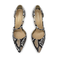 ANTHEA 85 - Beige Regina Romero Zapato Zapatilla Tacon Alto Para Dama en Piel