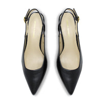 LARA 50 - Negro Regina Romero Zapato Zapatilla Tacon Bajo Para Dama en Piel