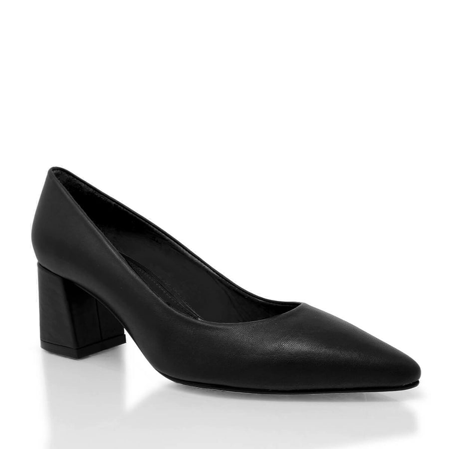 TAMARA 50 - Negro Regina Romero Zapato Zapatilla Tacon Bajo Para Dama en Piel