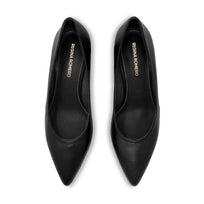 TAMARA 50 - Negro Regina Romero Zapato Zapatilla Tacon Bajo Para Dama en Piel