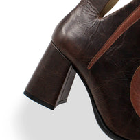 ADELE 75 - Marino Regina Romero High Heel Ankle Boot Shoe for Lady in Leather