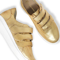 SONIC 35 - Oro Regina Romero Zapato Tenis Urbano Sport Para Dama en Piel