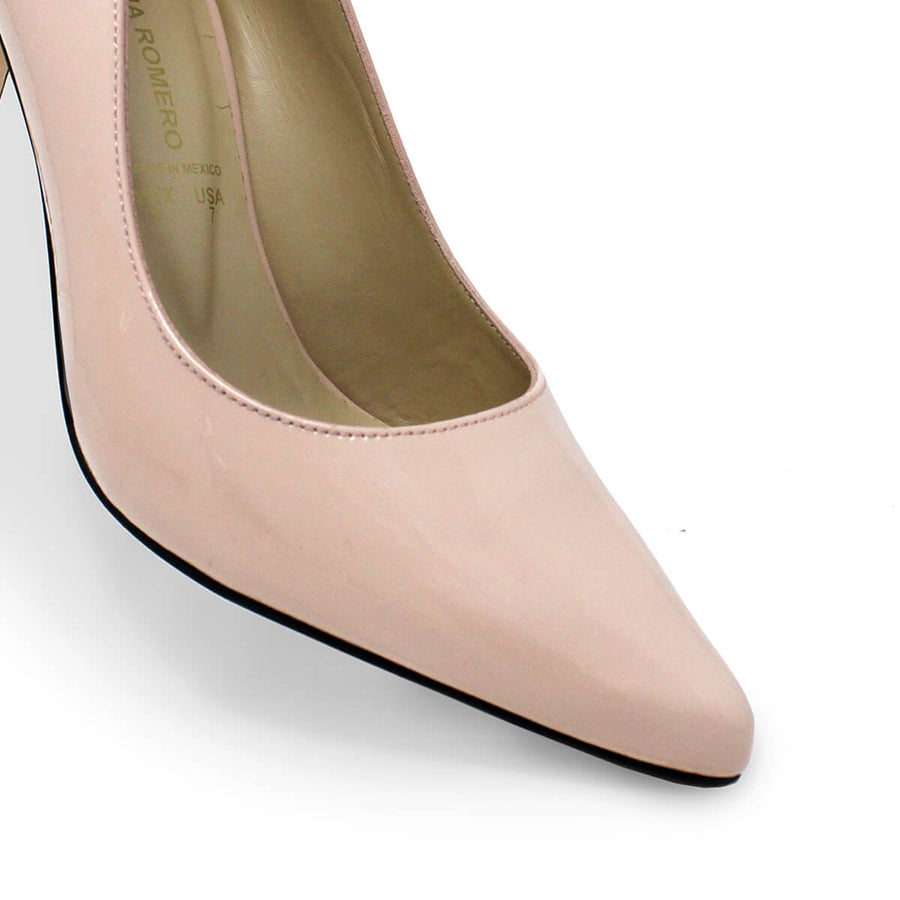 REGINA PUMP 75 - Black Regina Romero High Heel Sneaker for Lady in Leather